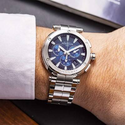 Newport Chrono Watch 37688B35 - Herbelin