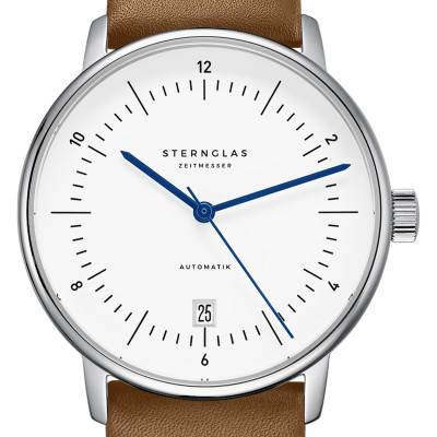 Naos Automatic White Premium Brown Watch S02-NA44-PR01 - Sternglas