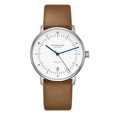 Naos Automatic White Premium Brown Watch S02-NA44-PR01 - Sternglas