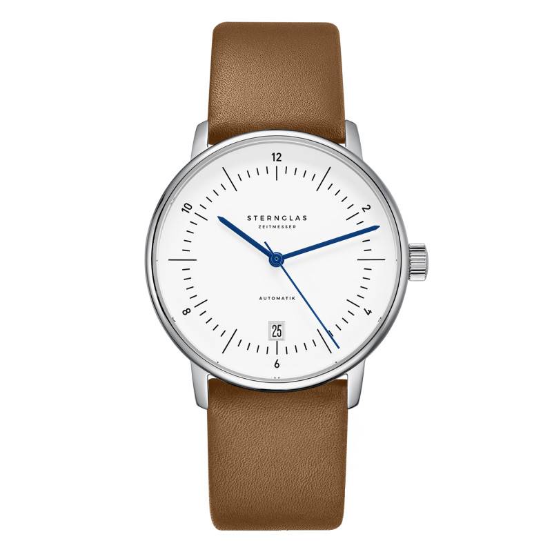Naos Automatic White Premium Brown Watch S02-NA44-PR01 - Sternglas