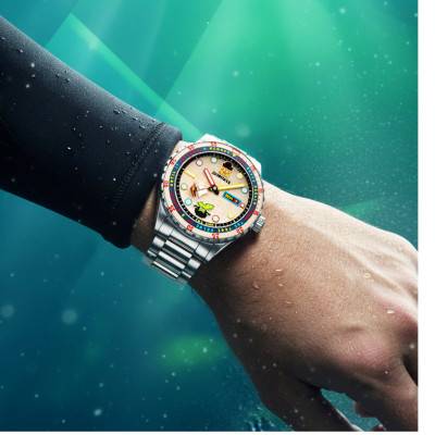 Spinnaker Hass Automatic SpongeBob Search for SquarePants Limited Edition SP-5171-11 Seafaring Watch - Spinnaker