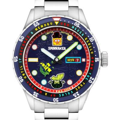 Spinnaker Hass Automatic Spongebob Search For Squarepants Limited Edition SP-5171-22 Flying Watch - Spinnaker