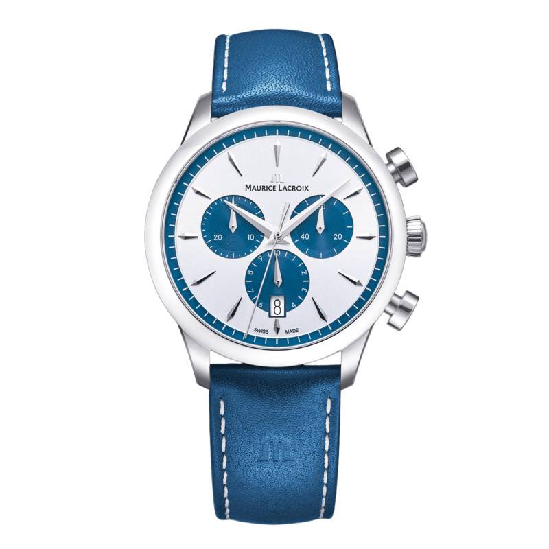 1975 Quartz Chronograph Date 40mm Watch 751038-SS001-131-4 - Maurice Lacroix