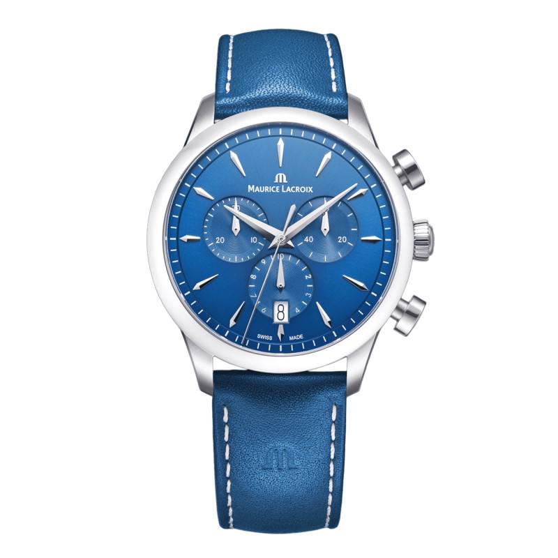 1975 Quartz Chronograph Date 40mm Watch 751038-SS001-430-4 - Maurice Lacroix