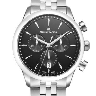 1975 Quartz Chronograph Date 40mm Watch 751038-SS002-330-1 - Maurice Lacroix