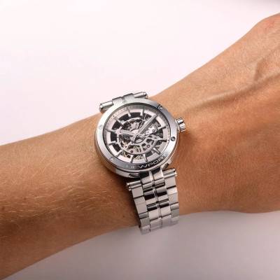 Newport Skeleton Watch 1658BSQ12 - Herbelin