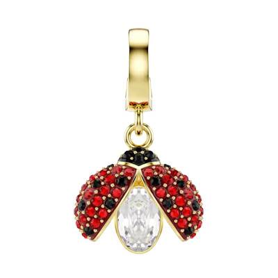 Gold Idyllia Charm Pendant & Crystals - 5743138 - Swarovski