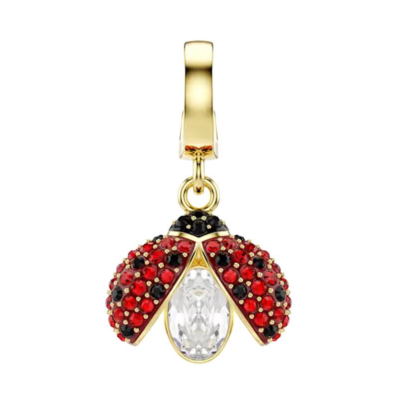 Gold Idyllia Charm Pendant & Crystals - 5743138 - Swarovski