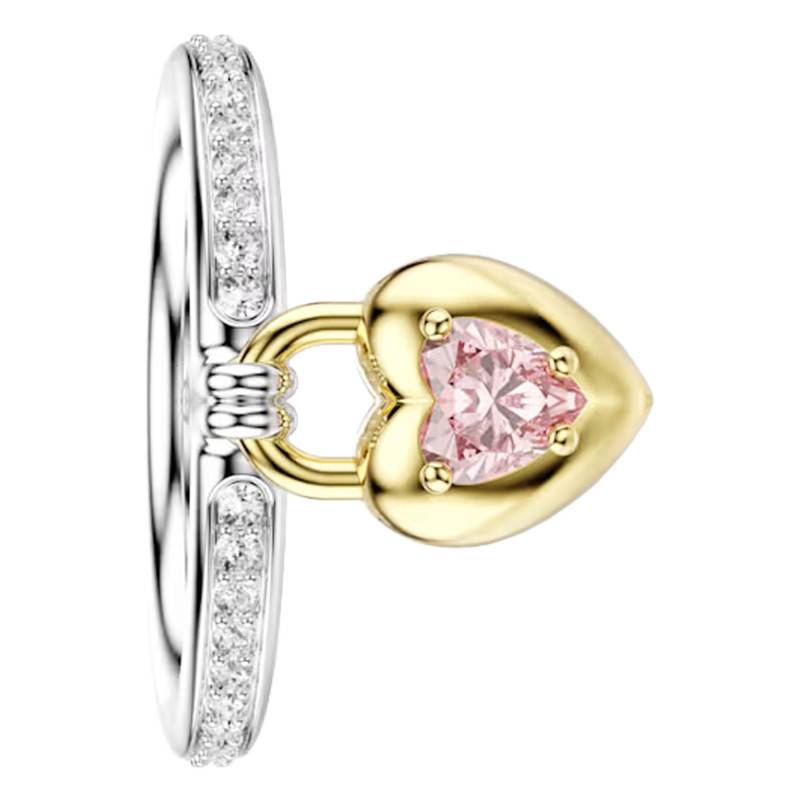Idyllia Heart Ring Metal, Zirconia & Crystal - 5737271 - Swarovski