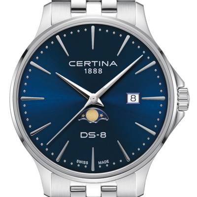 Montre DS-8 Moonphase Gent DS-8 C0454231104100 - Certina