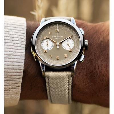Montre Heritage Chronograph Sand Militaire Deux Chronograph Limited Edition - Corniche