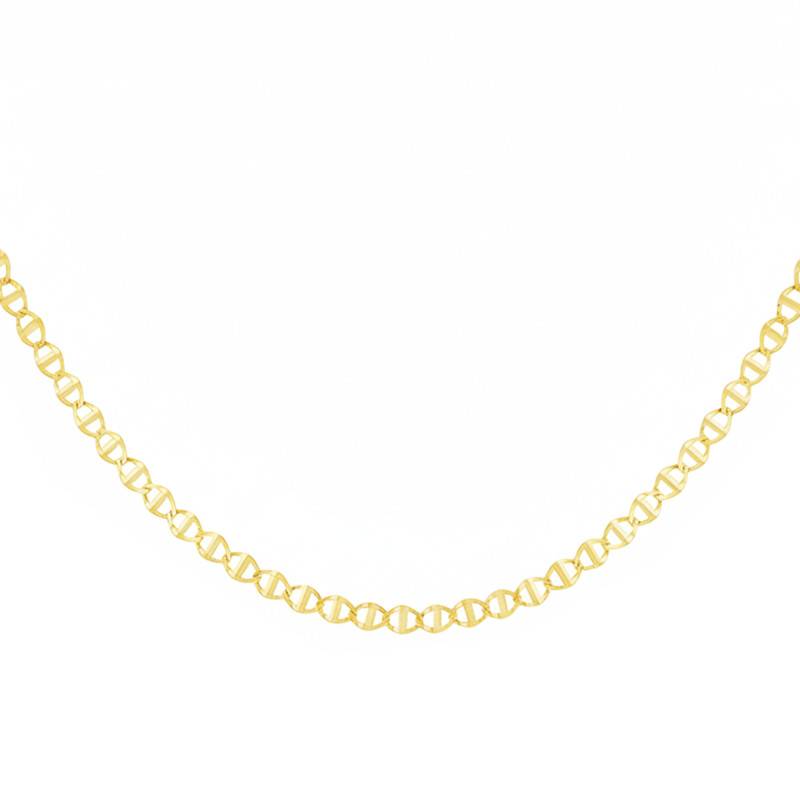 Chaîne Maille Marine 2,00 mm en Or Jaune 375, Longueur 40 ou 45 cm - Manillon