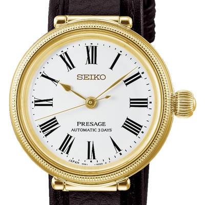 Montre Presage Automatique Vintage Gold 145Th Anniversary SPB538J1 Edition limitée - Seiko
