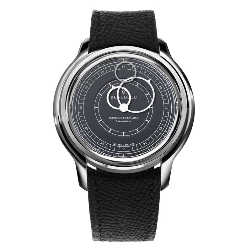 Montre Seconde Française 19.24 Gris Anthracite - Beaubleu