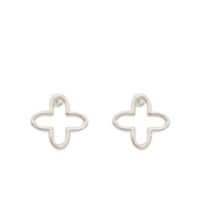 925/1000 Silver Clover Stud Earrings - Artemis