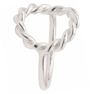 Bague Ronde Torsadée en Argent 925 - Artemis