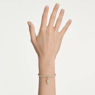 Pendentif Charm Coeur Idyllia Doré & Oxydes de Zirconium - 5742959 - Swarovski