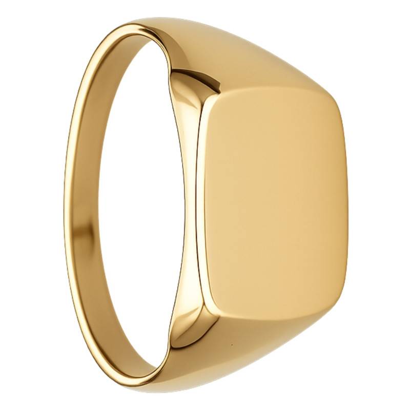 375/1000 Yellow Gold Square Signet Ring - Imperium