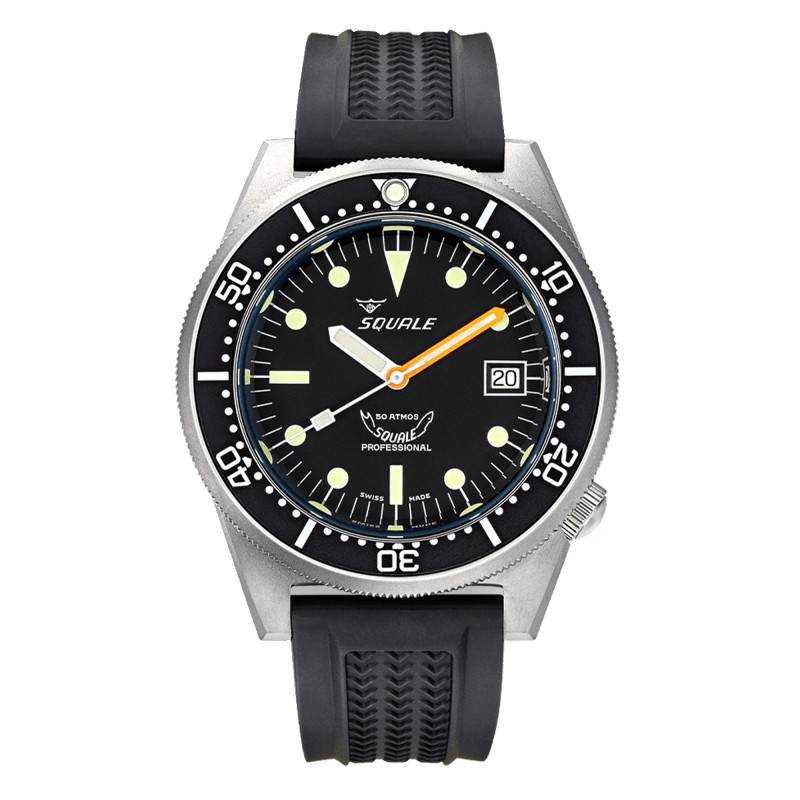 1521 Black Blasted Watch 1521BKBL.VO - Squale