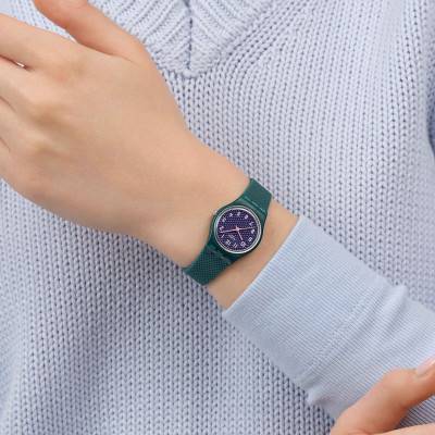 Montre Teal Weave LL127 - Swatch