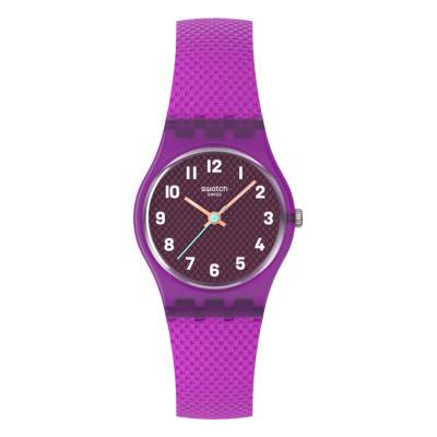 Magenta Weave Watch LV122 - Swatch