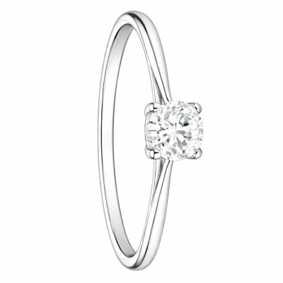 375/1000 or 750/1000 White Gold 0.30ct Lab-Grown Diamond Solitaire Ring - Alliantine