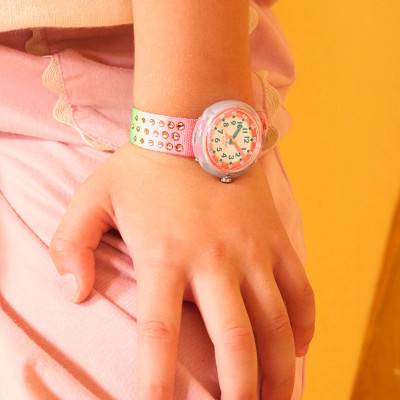 Sparkly Melon Watch FPNP179 - Flik Flak