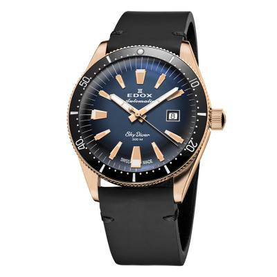 Skydiver 42 Date Automatic Limited Edition Watch 80126-BRN-BUIDR - Edox