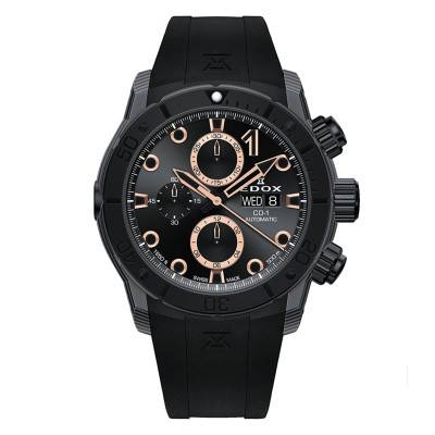 CO-1 Carbon Chronograph Automatic 01125-CCN-NR Watch - Edox