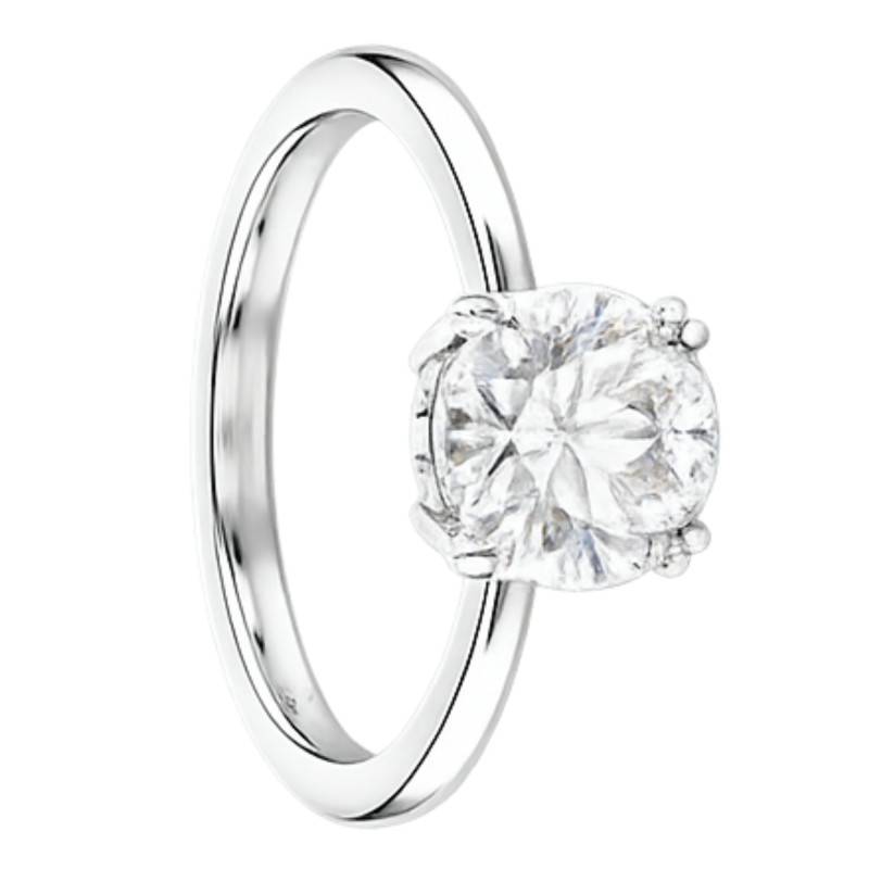 Rhodium-Plated Metal & Crystal Stilla Ring - 5717942 - Swarovski