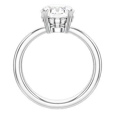 Rhodium-Plated Metal & Crystal Stilla Ring - 5717942 - Swarovski