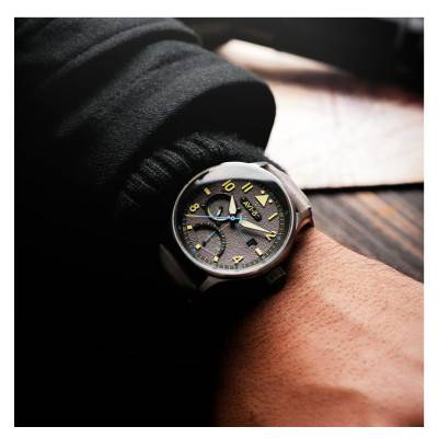 Montre Hawker Hurricane McKellar Dual Time Ash Grey AV-4101-09 - Avi-8