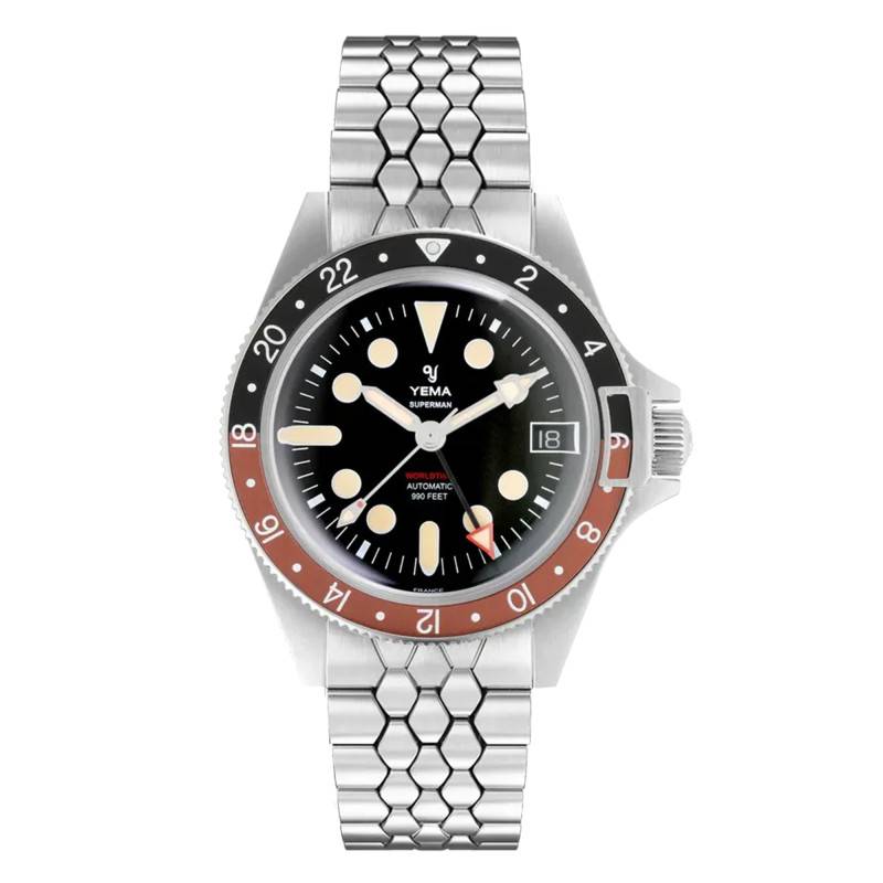 Montre Superman Worldtime GMT Coke Scales Slim Edition - Yema