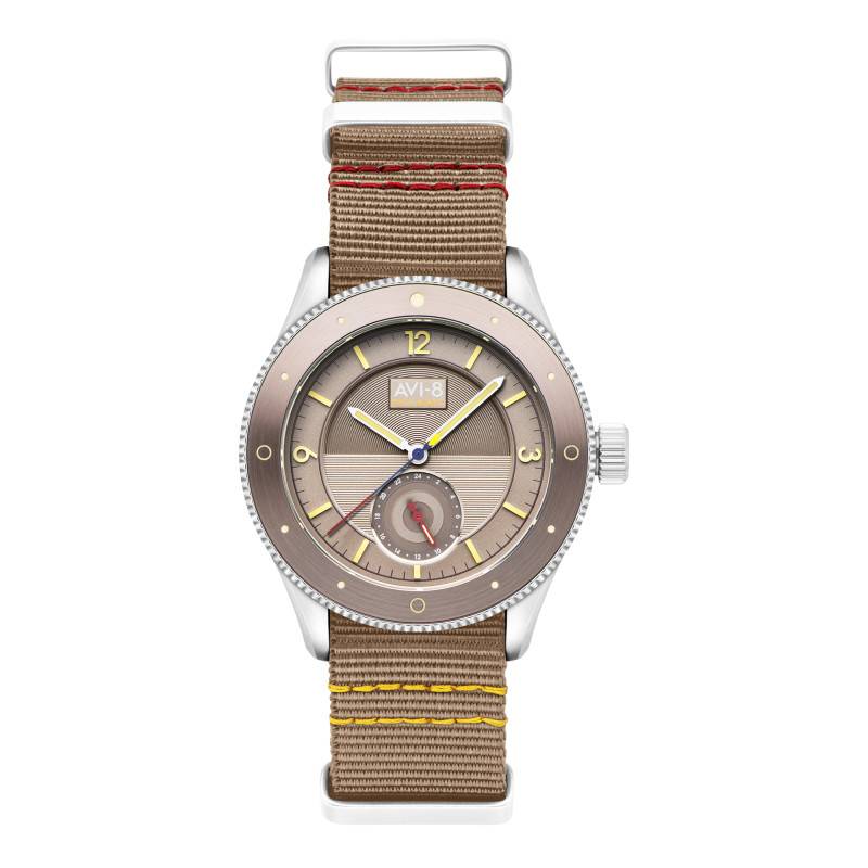 Montre Flyboy Airmaster Sector Meca-quartz Silver Feather Grey AV-4112-03 - Avi-8