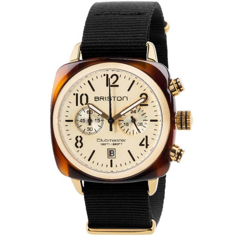 Montre Clubmaster Chrono Date 14140.PYA.T.7.NB - Briston