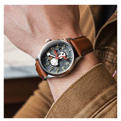 Montre Flyboy Engineer Automatic Peanuts Snoopy Flying Ace Limited Editon Pilot Grey AV-4133-03 - Avi-8