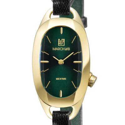 Oblongue Emerald Watch - March LAB