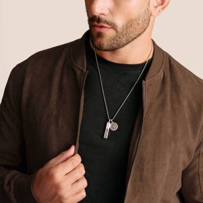 925 Silver & Zirconium Oxide Rebel Icons Compass Pendant -PE993-643-11 - Thomas Sabo