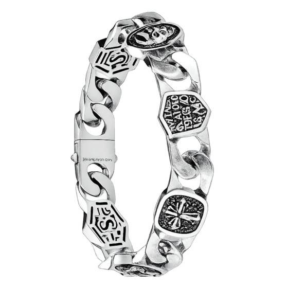 925 Silver Zirconia Skull Bracelet - Thomas Sabo - Ocarat