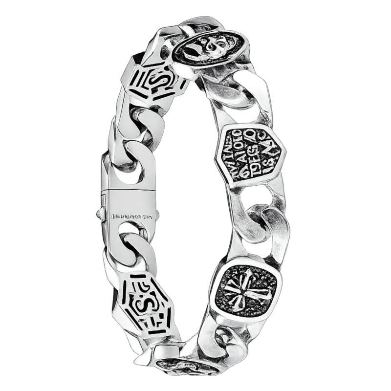 925 Silver & Zirconia Skull Bracelet, Length 19 or 21 cm - A2218-643-11 - Thomas Sabo