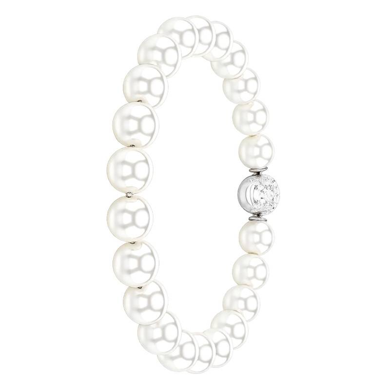 Matrix Crystal Pearl Bracelet, Length 16.5 to 20 cm - 5747747 - Swarovski