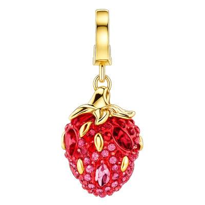 Swarovski Idyllia Strawberry Charm Pendant - 5743136 - Swarovski