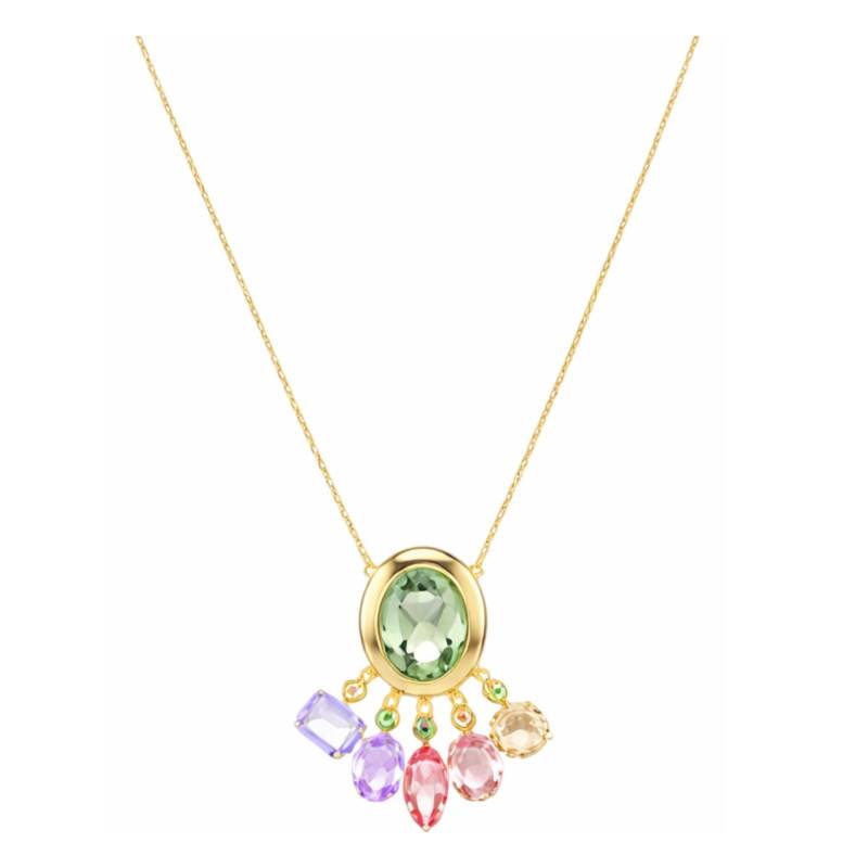Gema Pendant Necklace, Length 42 to 52 cm - 5741587 - Swarovski
