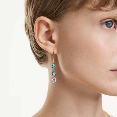Gema Asymmetric Drop Earrings - 5747917 - Swarovski