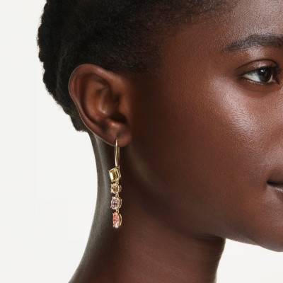 Boucles D'oreilles Pendantes Gema Rose - 5737454 - Swarovski