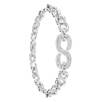 White Crystal Dextera Bracelet Length 17 to 19 cm - 5747642 - Swarovski