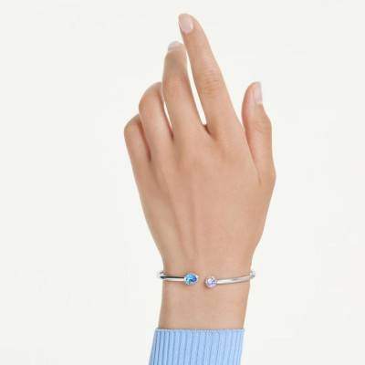 Chroma Open Bangle, Length 16 cm - 5741780 - Swarovski