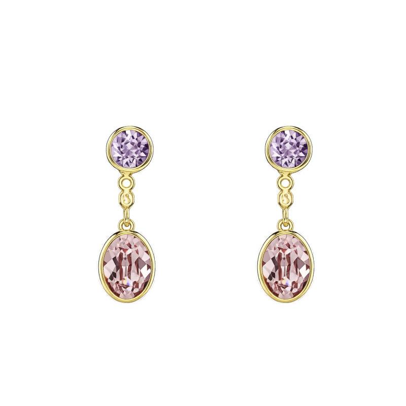 Boucles d'Oreilles Pendantes Chroma Rose - 5738478 - Swarovski