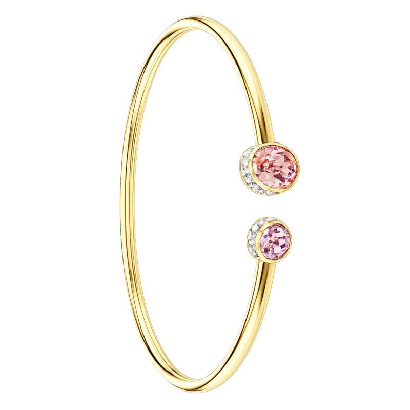 Rose Chroma Open Bangle Bracelet, Length 16 cm - 5738475 - Swarovski