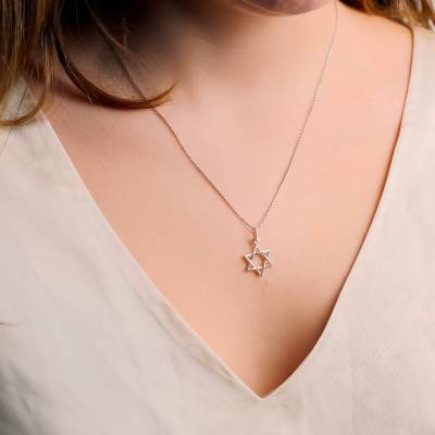 925 Silver Star of David Pendant - Artemis